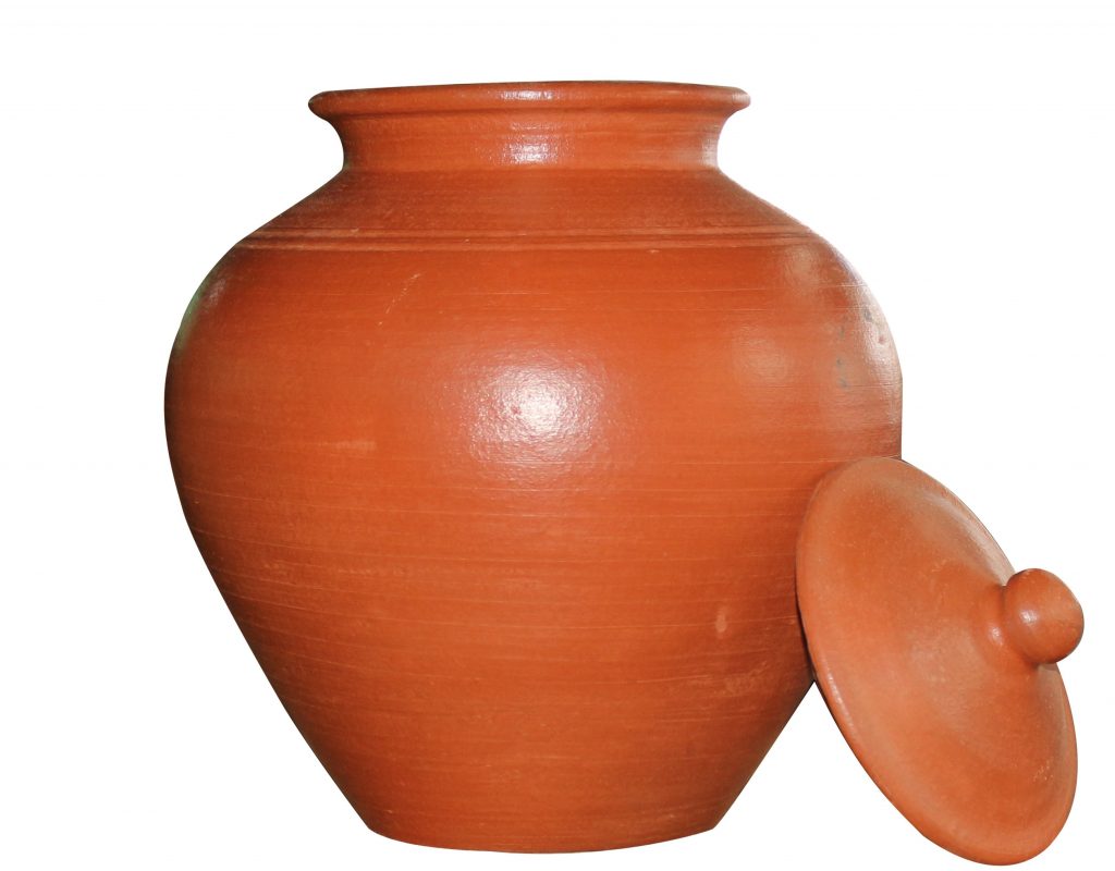 Indian clay water pots