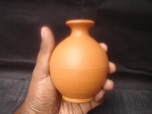 Elegant Clay Round Flower Vase