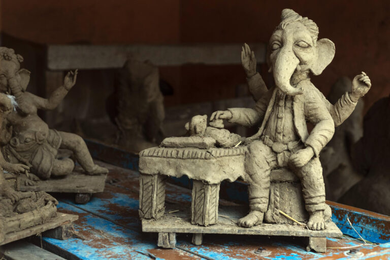 Clay Ganesha Statue