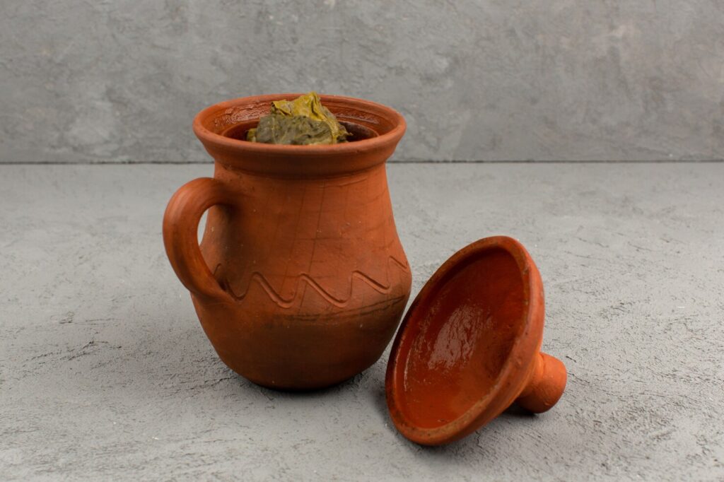 Clay Pickle Jar