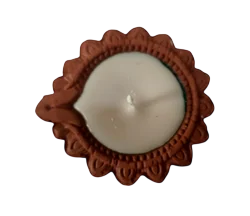 Clay Wax Lamp
