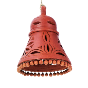 Artistic Bell Shape Clay Lamp Shade