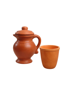 Clay Jug & Tumbler